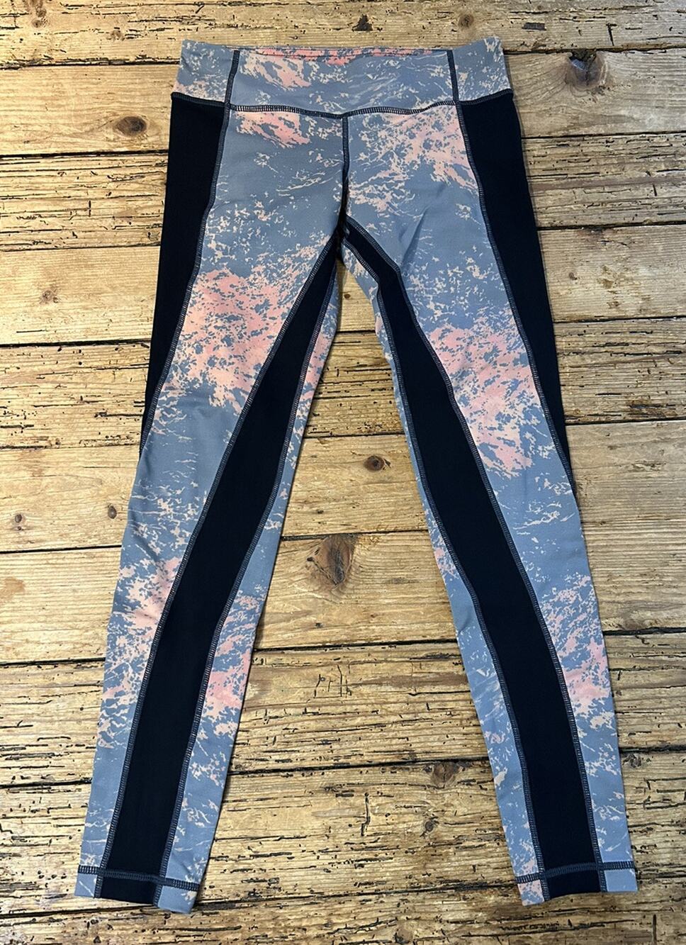 VMMA Women’s Size M Grey/Orange Yoga Running 7/8 Leggings